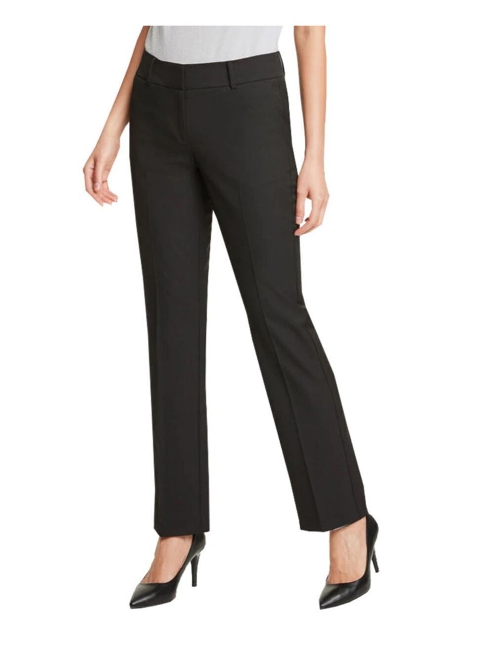 NWT Ann Taylor brown Signature Straight Leg pants, size 8. - Picture 7 of 8